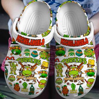 Teenage Mutant Ninja Turtles (Michelangelo) Cartoon Crocs Crocband Shoes Clogs For Men Women And Kids - Monsterry DE