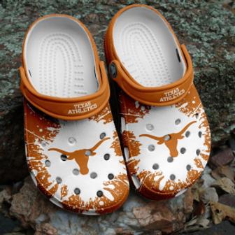 Texas Athletics Ncaa Crocs Shoes Clogs Crocband Comfortable For Men Women | Favorety AU