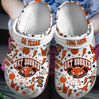 Texas Longhorns Ncaa Sport Crocs Crocband Clogs Shoes | Favorety AU