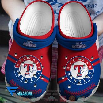 Texas Rangers Mlb Sport Crocs Clogs Crocband Shoes | Favorety