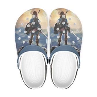 The Legend Of Zelda Breath Of The Wild Game Crocs Crocband Shoes Clogs Custom Name For Men Women And Kids | Favorety