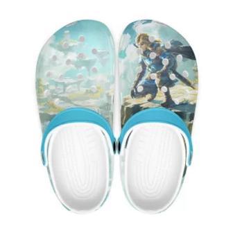 The Legend Of Zelda Tears Of The Kingdom Game Crocs Crocband Clogs Shoes Custom Name For Men Women And Kids | Favorety UK