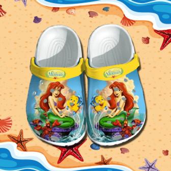 The Little Mermaid Crocs Clog Shoes - Monsterry DE