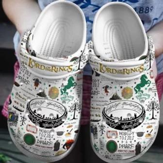 The
Lord Of The Rings Movie Crocs Crocband Clogs Custom Name For Men Women And Kids - Monsterry
