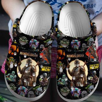 The Mandalorian Tv Series Crocs Crocband Clogs Shoes | Favorety