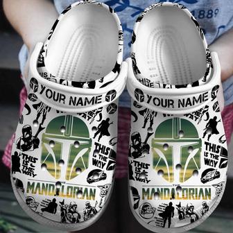 The Mandalorian Tv Series Crocs Crocband Clogs Shoes | Favorety UK