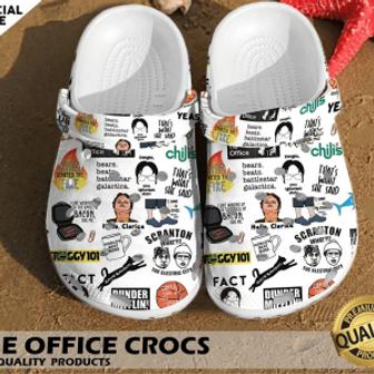 The Office Crocs Clog Shoes - Monsterry