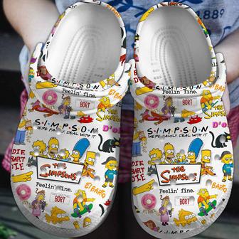 The Simpsons Cartoon Crocs Crocband Clogs Shoes | Favorety UK