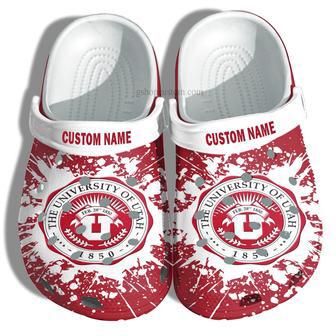 The University Of Utah Graduation Gifts Croc Shoes Customize- Admission Gift Shoes | Favorety