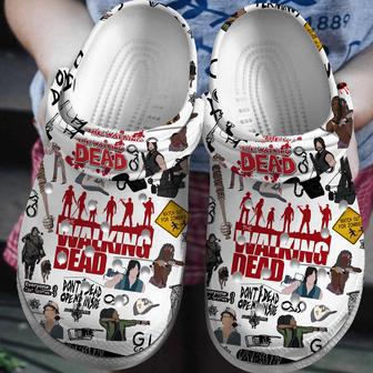 The Walking Dead Tv Series Crocs Crocband Clogs Shoes | Favorety AU