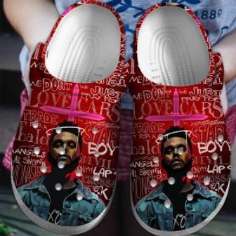 The Weeknd Music Singer Crocband Crocs Clogs Shoes Comfortable For Men Women | Favorety