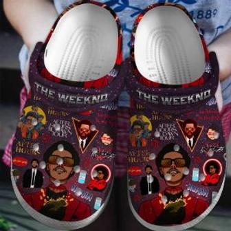 The Weeknd Singer Music Crocs Crocband Clogs Shoes Comfortable For Men Women | Favorety CA