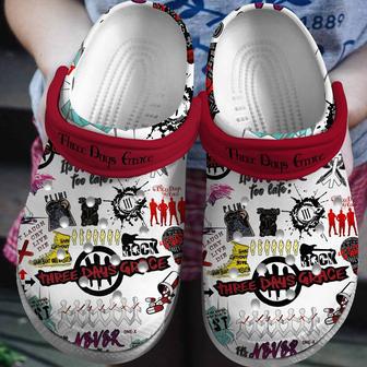 Three Days Grace Music Crocs Crocband Clogs Shoes | Favorety AU