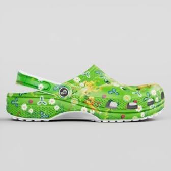 Tinkerbell Garden Fairy Clog Shoes For Women Men Kids - Monsterry
