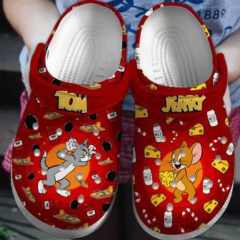 Tom And Jerry Cartoon Crocs Crocband Clogs Shoes | Favorety