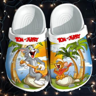 Tom And Jerry Crocs Crocband Shoes Clogs Comfortable For Men Women Kids | Favorety