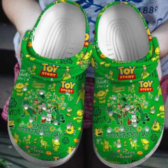 Toy Story Cartoon Saint Patrick's Day Crocs Crocband Clogs Shoes | Favorety CA