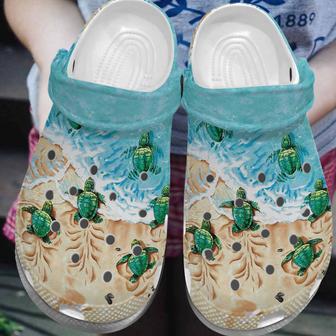 Turtle Baby Beach Ocean Shoes Clogs For Women Men - Monsterry