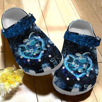Turtle Under The Ocean Shoes Clogs For Women Men - Monsterry CA