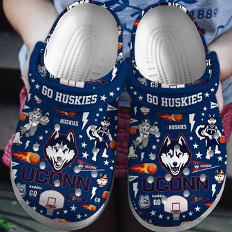 Uconn Huskies Ncaa Sport Crocs Clogs Crocband Shoes | Favorety