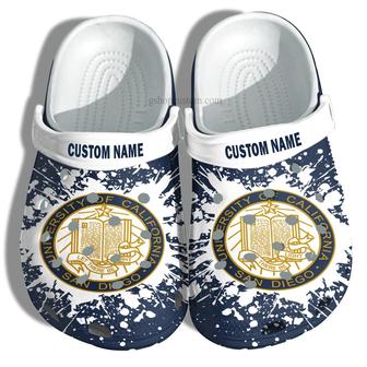 University Of California San Diego Graduation Gifts Croc Shoes Customize- Admission Gift Shoes | Favorety