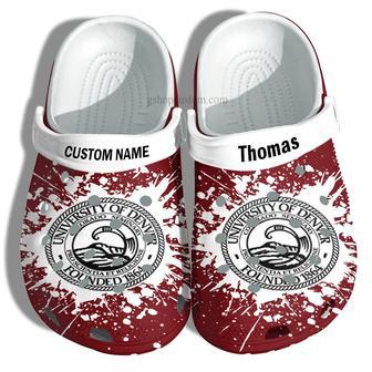 University Of Denver Graduation Gifts Croc Shoes Customize- Admission Gift Shoes | Favorety UK