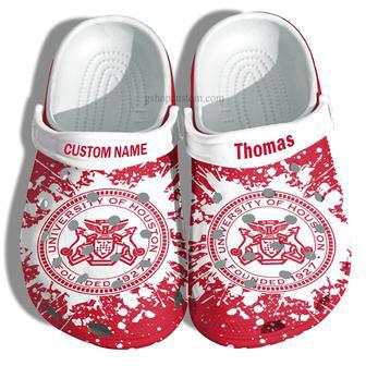 University Of Houston Graduation Gifts Croc Shoes Customize- Admission Gift Shoes | Favorety AU