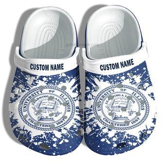 University Of Illinois Graduation Gifts Croc Shoes Customize- Admission Gift Shoes | Favorety CA