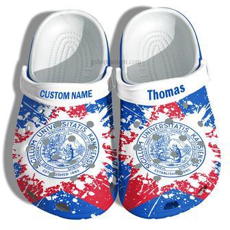 University Of Kansas Graduation Gifts Croc Shoes Customize- Admission Gift Shoes | Favorety AU