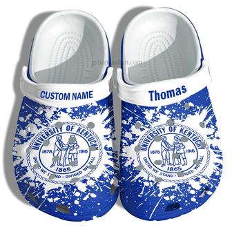 University Of Kentucky Graduation Gifts Croc Shoes Customize- Admission Gift Shoes - Monsterry