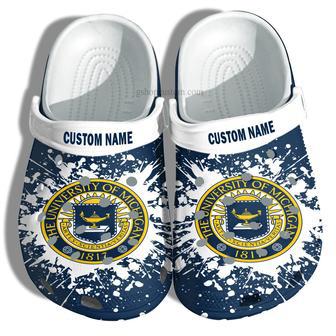 University Of Michigan Croc Shoes Customize- University Graduation Gifts Shoes Admission Gift | Favorety CA