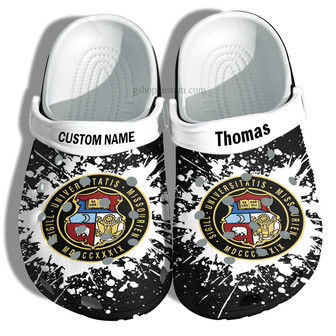 University Of Missouri Graduation Gifts Clog Shoes Customize- Admission Gift Shoes - Monsterry