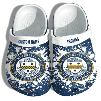 University Of Pittsburgh Graduation Gifts Clog Shoes Customize- Admission Gift Shoes - Monsterry
