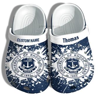 University Of Rhode Island Graduation Gifts Croc Shoes Customize- Admission Gift Shoes - Monsterry CA