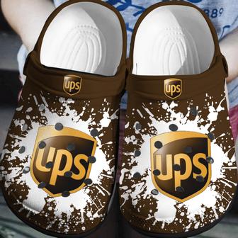 Ups United Parcel Service Brown Clogs Shoes - Monsterry