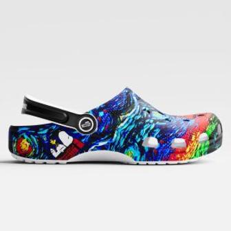 Vangogh Personalized Snoopy Lovers Crocs 3D Clog Shoes | Favorety