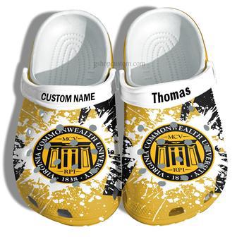 Virginia Commonwealth University Graduation Gifts Croc Shoes Customize- Admission Gift Shoes | Favorety AU