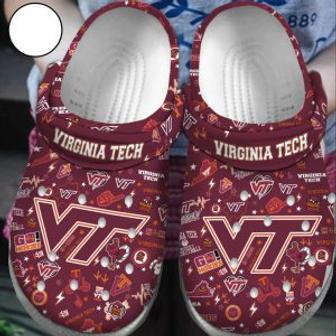 Virginia Tech Ncaa Sport Crocs Crocband Clogs Shoes For Men Women And Kids | Favorety UK