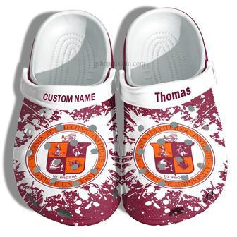 Virginia Tech University Graduation Gifts Croc Shoes Customize- Admission Gift Shoes | Favorety DE