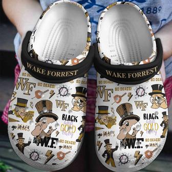 Wake Forest Demon Deacons Football Ncaa Crocs Crocband Clogs Shoes | Favorety CA