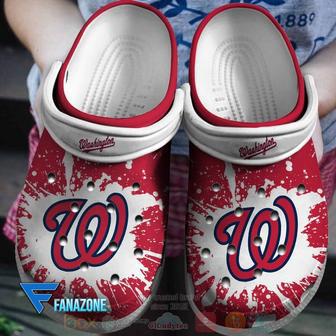 Washington Nationals Mlb Sport Crocs Clogs Crocband Shoes | Favorety