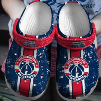 Washington Wizards Basketball Clogs Crocband Shoes Comfortable Crocs For Men Women - Monsterry CA