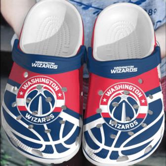 Washington Wizards Basketball Clogs Crocband Shoes Crocs Comfortable For Men Women - Monsterry UK