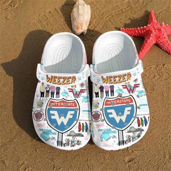 Weezer Music Crocs Crocband Clogs Shoes | Favorety