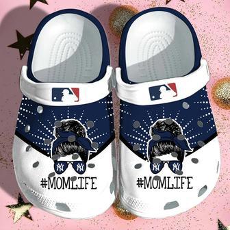 Yankees Mom Life Teams Gift For Fans Rubber Clog Shoescrocban | Favorety CA