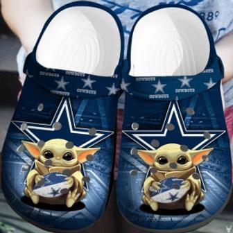 Yoda Dallas Cowboys Nfl Sport Crocs Clog Shoes | Favorety