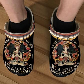 Yoga Hippie Girl Clogs Shoes Gift For Girls Women - Monsterry UK