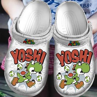 Yoshi Super Mario Crocs Crocband Clogs Shoes | Favorety