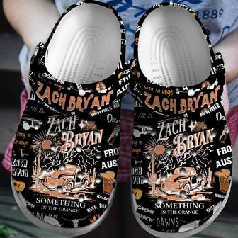 Zach Bryan Singer Music Crocs Crocband Clogs Shoes - Monsterry CA
