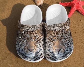 African Leopard For Mens And Womens Gift For Fan Classic Water Rubber Clog Shoes Comfy Footwear - Monsterry CA